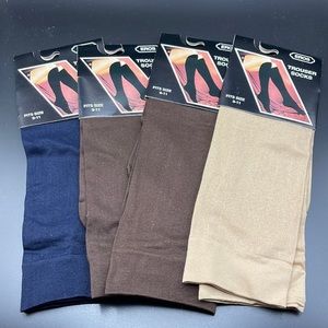 NWT - Set of 4 EROS Trouser Socks - Size 9-11